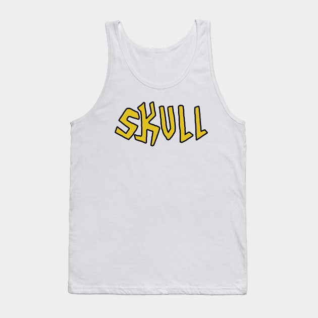 Butt-head Costume Skull Tank Top by EvangelistaPro